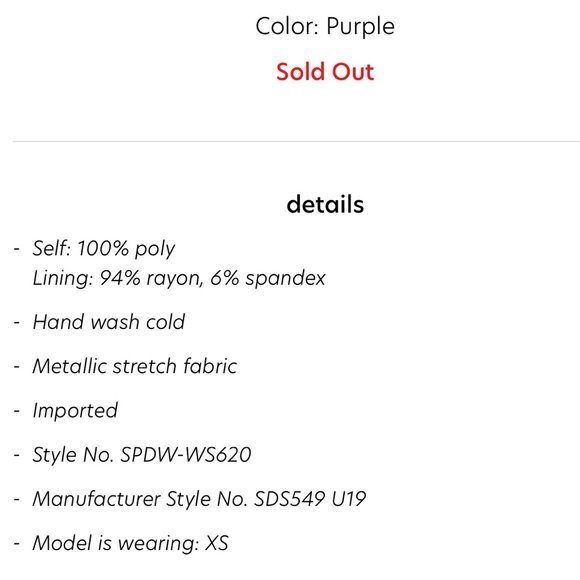 superdown. Revolve. Bianca Racer Back Top. Size Large. Purple. Sparkle. 💜✨ NWT - Picture 15 of 15